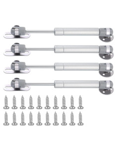 Soporte de Gas Hidráulico JING 6" 50N para Gabinete - Paquete de 4