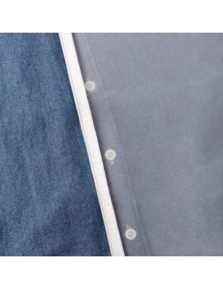 Juego de 12 Bolsas de Ropa Kntiwiwo 60" Transparentes PEVA