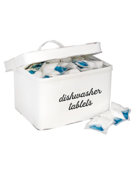 Soporte para Cápsulas de Lavavajillas AuldHome Blanco 3 Cuartos