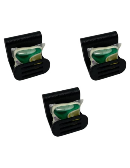 Soporte para cápsulas de lavavajillas Chatelet - Paquete de 3, Negro