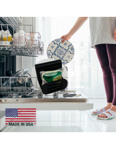 Soporte para cápsulas de lavavajillas Chatelet - Paquete de 3, Negro