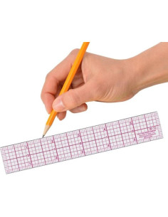 Regla de Transportador Westcott W-8 15 cm Plástico Transparente 2