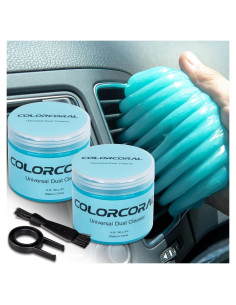 Gel de Limpieza Universal ColorCoral 2 Pack 320g para Teclados y Coche