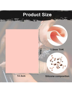 Piel de Práctica de Tatuaje PIXESTT 10 Hojas Doble Lado 19.56x13.97 cm 2