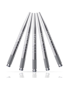 Kit de 5 Plumas Desechables Microblading Stylia - Aluminio