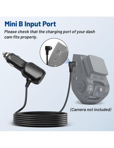 Adaptador de Alimentación para Cámara Dash Anina 3m USB