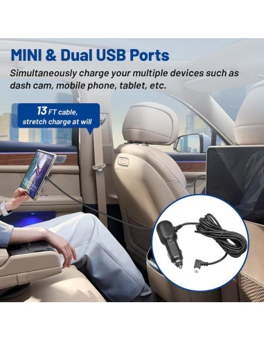 Adaptador de Alimentación para Cámara Dash Anina 3m USB