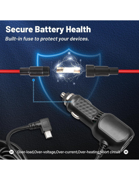 Adaptador de Alimentación para Cámara Dash Anina 3m USB