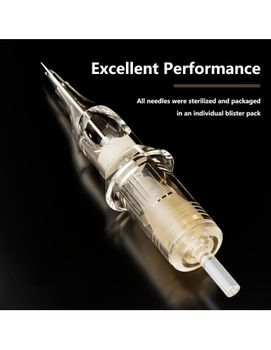 Cartuchos de Agujas de Tatuaje BIGWASP 11RL Redondo 20Pcs