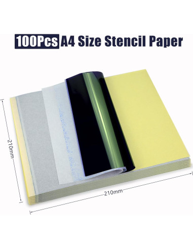 Papel de Transferencia de Tatuaje TATELF - 100 Hojas A4