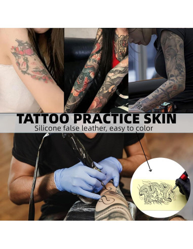 Kit de Práctica de Tatuajes Pmuul - 21 Piezas para Principiantes