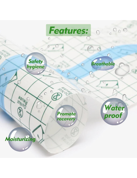 Vendaje de Cuidado Posterior para Tatuaje Rayyl 15cm x 1.83m