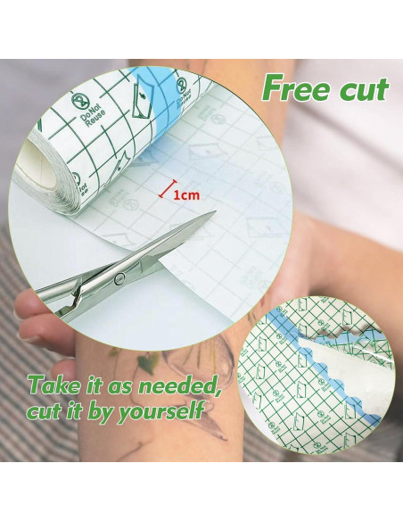 Vendaje de Cuidado Posterior para Tatuaje Rayyl 15cm x 1.83m