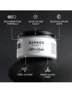 Bálsamo para Tatuajes Barker Wellness - Cuidado Vegano 113g 2