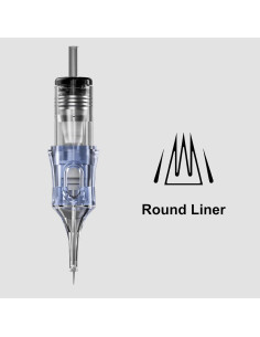 Agujas de Cartucho BRONC 50PCS 9RL 0.30mm Liner Redondo 2