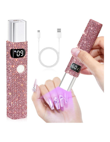 Lámpara LED UV portátil CHRISTINE SHELLY 5X rosa 90g