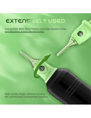 Agujas de Cartucho para Tatuaje POPUPMU 1RL 0.25mm 16Pcs