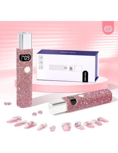 Lámpara LED UV portátil CHRISTINE SHELLY 5X rosa 90g