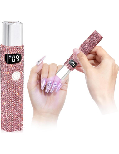 Lámpara LED UV portátil CHRISTINE SHELLY 5X rosa 90g