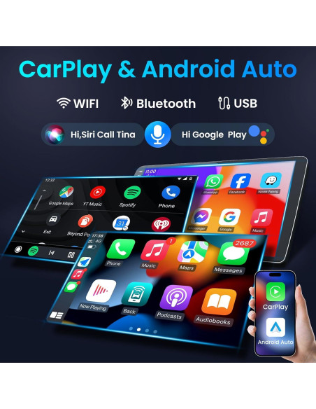 Radio Estéreo Jerqry para Toyota Tacoma 2005-2015 9" HD