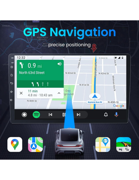 Radio Estéreo Jerqry para Toyota Tacoma 2005-2015 9" HD