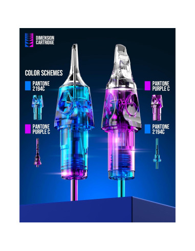 Agujas de Cartucho de Tatuaje CNC 30pcs Variadas Liner 3RL 5RL 7RL