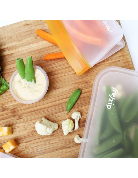 Kit de Bolsas Reutilizables re)zip 5 Piezas Apto Congelador Kit de Bolsas Reutilizables re)zip 5 Piezas Apto Congelador