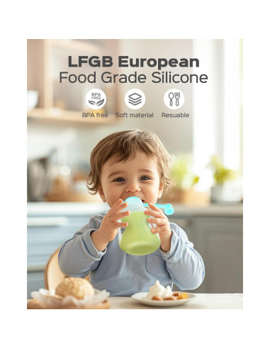 Bolsas Reutilizables de Silicona Jelly Ruru 148ml 2 Unidades