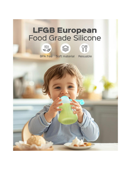 Bolsas Reutilizables de Silicona Jelly Ruru 148ml 2 Unidades