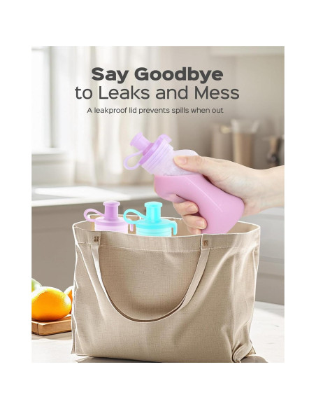 Bolsas Reutilizables de Silicona Jelly Ruru 148ml 2 Unidades