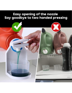 Soporte para Taza de Detergente KMOUANTS con Bandeja de Goteo 2