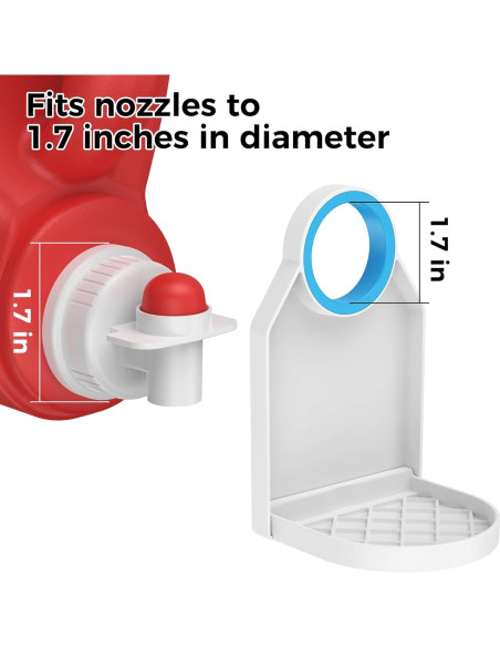 Soporte para Taza de Detergente KMOUANTS con Bandeja de Goteo