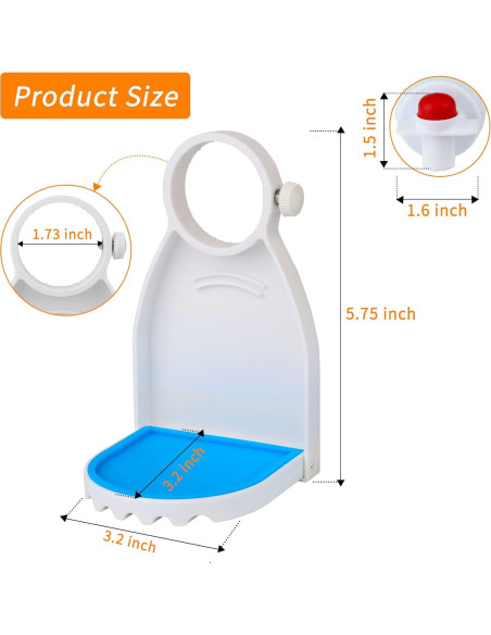 Soporte para Tazas de Detergente LVYOUIF con Almohadilla de Silicona