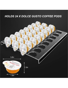 Soporte de Cápsulas de Cóctel Urcreeds para 32 Cápsulas 2