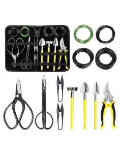 Conjunto de Herramientas de Bonsai MOSFiATA 13 Pcs Acero Carbono