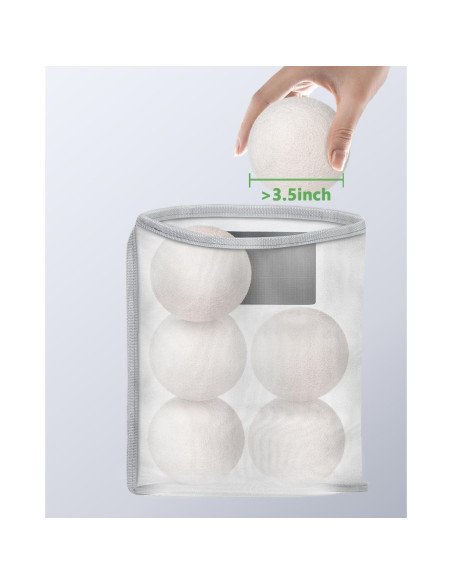 Soporte de Bolas de Secado de Lana Kevenal - Bolsa de Nylon 30x25.4cm
