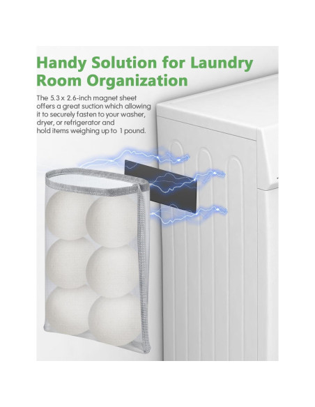 Soporte de Bolas de Secado de Lana Kevenal - Bolsa de Nylon 30x25.4cm