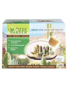 Kit de Terrario de Cristal Cactus El Ratón del Desierto 14.2cm