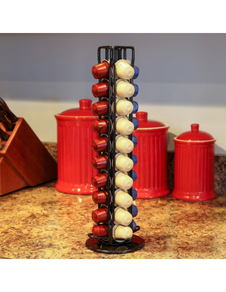 Soporte giratorio para 40 cápsulas Nespresso Lily's Home