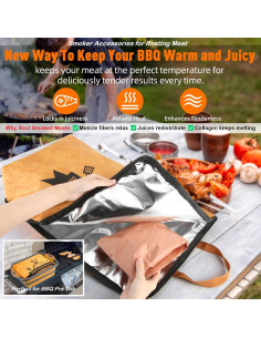 Manta BBQ Aislante Bolycen 53.34cm para Reposar Carne 2