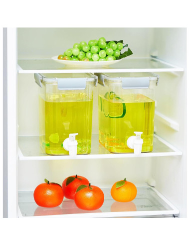 Dispensador de Bebidas Irenare 3.5L con Grifo y Tapa Gris