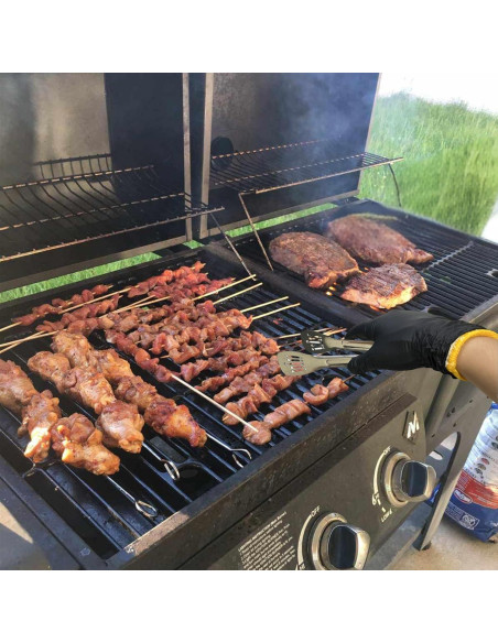 Guantes de BBQ FayLongSky con Forros de Algodón y Nitrilo