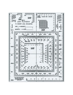 Lector de Mapas Westcott GR-4, 12.7 x 15.24 cm, Transparente