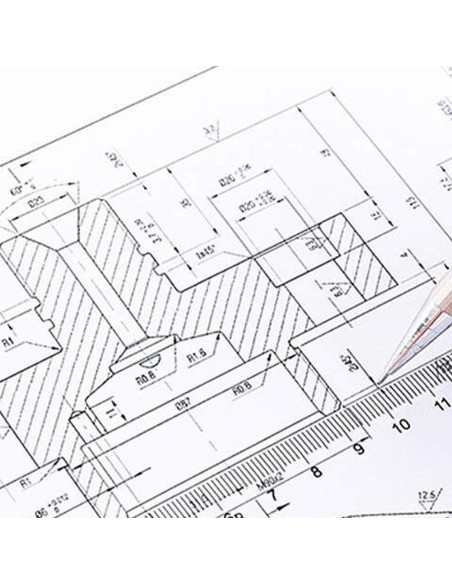 Paquete de 2 Reglas de Plástico Transparentes 15 y 30 cm