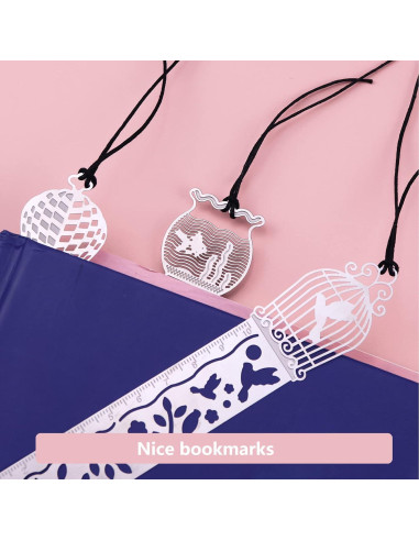 4 Piezas Marcador de Plantilla de Acero Inoxidable Ruksifg 14x2.5cm