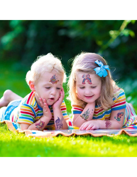 Tatuajes Temporales de Sirena Brillantes Hohamn - 120+ Estilos