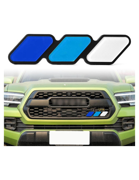 Insignia Decorativa de Rejilla CmeRto Azul 10.1x2.5cm para Toyota