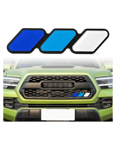 Insignia Decorativa de Rejilla CmeRto Azul 10.1x2.5cm para Toyota