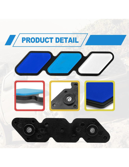 Insignia Decorativa de Rejilla CmeRto Azul 10.1x2.5cm para Toyota