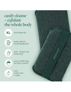 Esponja Exfoliante Corporal EcoTools XL - 1 Cuenta, Ecológica 2